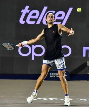LOS CABOS TENNIS OPEN 2025 LOS CABOS TENNIS OPEN 2025 RUBLEV VS KOVACEVIC 18072025 LOS CABOS, BAJA CALIFORNIA, MEXICO. Action photo of Aleksandar Kovacevic of the USA, during semifinal singles game of Los Cabos Tennis Open 2025 held at the Mextenis Stadium of the Cabo Sports Complex of Los Cabos, Baja California, Mexico. Foto de accion de Aleksandar Kovacevic de Estados Unidos, durante juego de semifinal de singles en Los Cabos Tennis Open 2025 celebrado en el Estadio Mextenis del Cabo Sports Complex de Los Cabos, Baja California, Mexico. PHOTO BY IMAGENSHOP AGENCIA FOTOGRAFICA LOS CABOS BAJA CALIFORNIA MEXICO Copyright: xIMAGENSHOPxAGENCIAxFOTOGRAFICAx