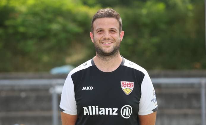 BAU Stuttgart Fußball 2.Bundesliga Fototermin Tobias Schwaab ; VfB Stuttgart Frauen,Porträttermin 2025 2026