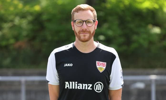 BAU Stuttgart Fußball 2.Bundesliga Fototermin Christian Liedtke ; VfB Stuttgart Frauen,Porträttermin 2025 2026