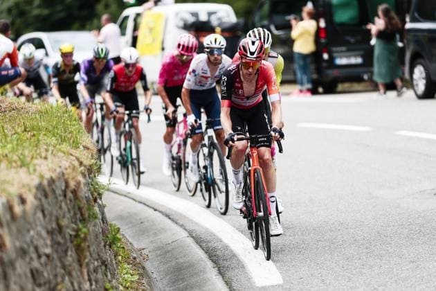 Dutch Thymen Arensman of Ineos Grenadiers pictured in action during stage 14 of the 2025 Tour de France cycling race, from Pau to Luchon-Superbagneres (183 km), on Saturday 19 July 2025 in France. The 112th edition of the Tour de France starts on Saturday 5 July in Lille, France, and will finish in Paris, France on the 27th of July. POOLxLUCAxBETTINI  x129560110x