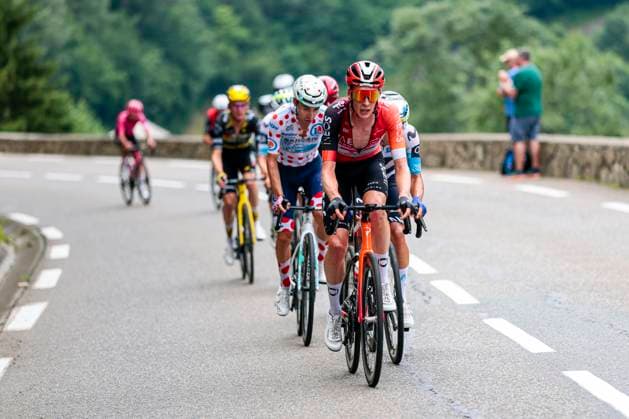 Tour de France 2025 Stage 14 LUCHON SUPERBAGNERES, FRANCE - JULY 19 : Arensman Thymen (NED) of INEOS Grenadiers in action during stage 14 of the 112th edition of Tour de France an UCI World Tour 2.UWT cycling road race stage for Men Elite of 183 km with start in Pau and finish in Luchon Superbagneres on July 19, 2025 in Luchon Superbagneres, France, 19 07 2025 ( Motordriver Kenny Verfaillie - Luchon Superbagneres France  Copyright: xLucaxBettinix