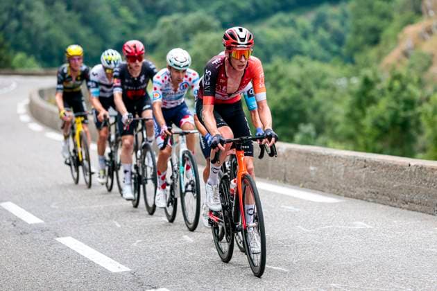 Tour de France 2025 Stage 14 LUCHON SUPERBAGNERES, FRANCE - JULY 19 : Arensman Thymen (NED) of INEOS Grenadiers in action during stage 14 of the 112th edition of Tour de France an UCI World Tour 2.UWT cycling road race stage for Men Elite of 183 km with start in Pau and finish in Luchon Superbagneres on July 19, 2025 in Luchon Superbagneres, France, 19 07 2025 ( Motordriver Kenny Verfaillie - Luchon Superbagneres France  Copyright: xLucaxBettinix
