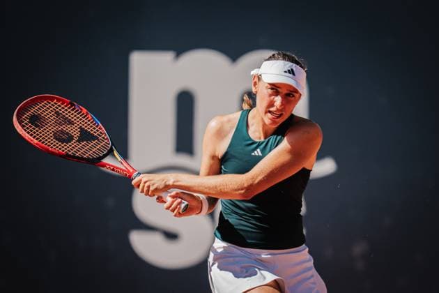 Tennis Frauen MSC Hamburg Ladies Open WTA, Tennis Damen 250 Anna Bondar (HUN) vs. Kaja Juvan (SVN) 19.07.2025 Kaja Juvan nach einer Vorhand Hamburg Tennisstadion am Rothenbaum Hamburg Deutschland