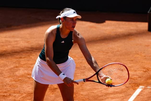 GER, Hamburg, xFSx, ATP250 Frauen-Tennistunier , MSC Hamburg Ladies Open 2025 , Halbfinale ,18.07.2025 v.l. Kaja Juvan (SLO) macht einen Aufschlag Copyright: HMBxMedia FernandoxSoares