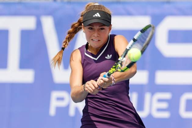 Czech tennis player Jana Kovackova at the WTA, Tennis Damen Livesport Prague Open 2025 on the courts of TK Sparta Prague, in Prague, Czech Republic, on July 19, 2025. (CTKxPhoto PavelxLebeda) CTKPhotoF202507190009101  CTKPhotoF202507190009101