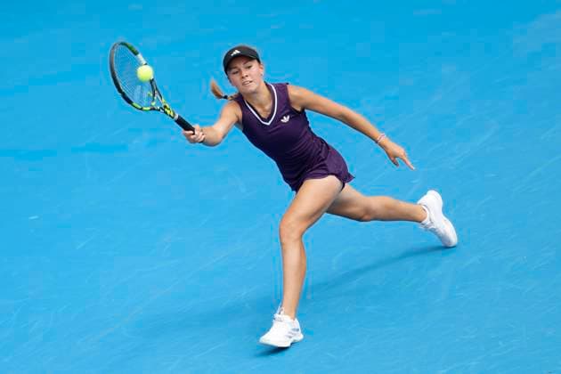 Czech tennis player Jana Kovackova at the WTA, Tennis Damen Livesport Prague Open 2025 on the courts of TK Sparta Prague, in Prague, Czech Republic, on July 19, 2025. (CTKxPhoto PavelxLebeda) CTKPhotoF202507190009301  CTKPhotoF202507190009301