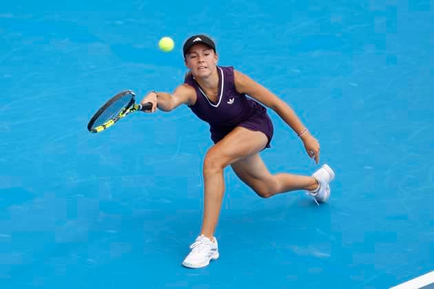 Czech tennis player Jana Kovackova at the WTA, Tennis Damen Livesport Prague Open 2025 on the courts of TK Sparta Prague, in Prague, Czech Republic, on July 19, 2025. (CTKxPhoto PavelxLebeda) CTKPhotoF202507190009401  CTKPhotoF202507190009401