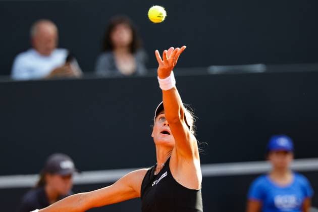 GER, Hamburg, xFSx, ATP250 Frauen-Tennistunier , MSC Hamburg Ladies Open 2025 , Halbfinale ,19.07.2025 v.l. Dayana Yastremska (UKR) macht einen Aufschlag Copyright: HMBxMedia FernandoxSoares