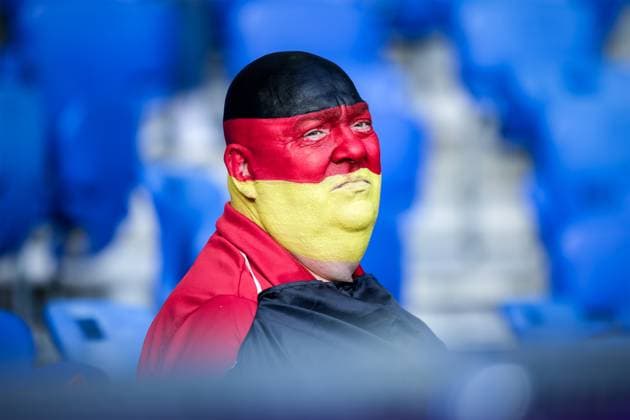 Sport Bilder des Tages Basel, Switzerland, July 19th 2025: Germany fan before the UEFA Womens EURO 2025 Quarter-Final match between France and Germany at St. Jakob-Park in Basel, Switzerland. (Pedro Porru SheKicks SPP)  Copyright: xPedroxPorrux xSheKicksx xSPPx spp-en-PePoSh-0M7A0120_DxO