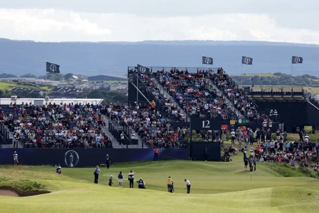19th July 2025; Royal Portrush Golf Club, Portrush, County Antrim, Northern Ireland; The Open Golf Championship Round 3; grandstands at the 12th hole  ActionPlus12815262 DavidxBlunsden