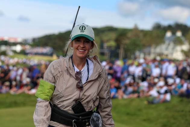 19th July 2025; Royal Portrush Golf Club, Portrush, County Antrim, Northern Ireland; The Open Golf Championship Round 3; Sky TV broadcaster Iona Stephen  ActionPlus12815310 DavidxBlunsden