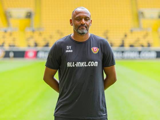 18.07.2025, xomx, Fussball 2.Bundesliga, Dynamo Dresden - Fototermin Saison 2025 26, David Yelldell ; Dynamo Dresden; 2. BL, Porträttermin 2025 2026 Dresden