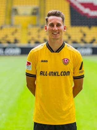 18.07.2025, xomx, Fussball 2.Bundesliga, Dynamo Dresden - Fototermin Saison 2025 26, Konrad Faber ; Dynamo Dresden; 2. BL, Porträttermin 2025 2026 Dresden