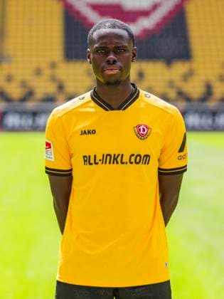 18.07.2025, xomx, Fussball 2.Bundesliga, Dynamo Dresden - Fototermin Saison 2025 26, Kofi Amoako ; Dynamo Dresden; 2. BL, Porträttermin 2025 2026 Dresden