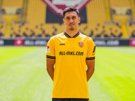 18.07.2025, xomx, Fussball 2.Bundesliga, Dynamo Dresden - Fototermin Saison 2025 26, Claudio Kammerknecht ; Dynamo Dresden; 2. BL, Porträttermin 2025 2026 Dresden