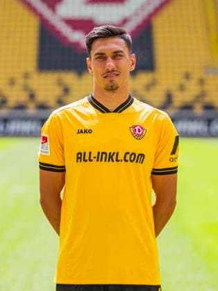 18.07.2025, xomx, Fussball 2.Bundesliga, Dynamo Dresden - Fototermin Saison 2025 26, Claudio Kammerknecht ; Dynamo Dresden; 2. BL, Porträttermin 2025 2026 Dresden