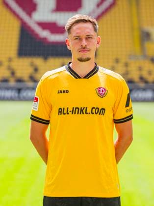 18.07.2025, xomx, Fussball 2.Bundesliga, Dynamo Dresden - Fototermin Saison 2025 26, Aljaz Casar ; Dynamo Dresden; 2. BL, Porträttermin 2025 2026 Dresden