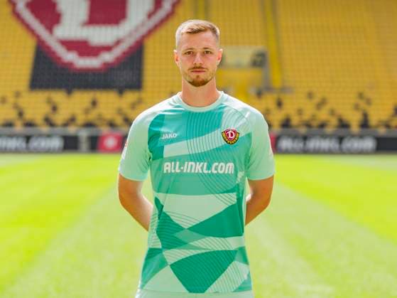 18.07.2025, xomx, Fussball 2.Bundesliga, Dynamo Dresden - Fototermin Saison 2025 26, Lennart Grill ; Dynamo Dresden; 2. BL, Porträttermin 2025 2026 Dresden
