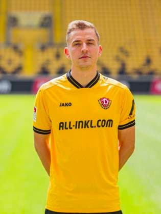 18.07.2025, xomx, Fussball 2.Bundesliga, Dynamo Dresden - Fototermin Saison 2025 26, Niklas Hauptmann ; Dynamo Dresden; 2. BL, Porträttermin 2025 2026 Dresden