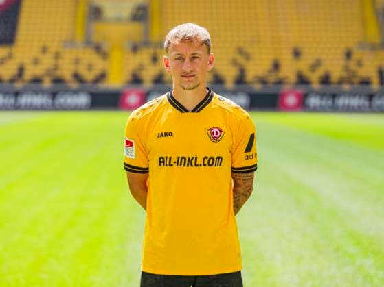 18.07.2025, xomx, Fussball 2.Bundesliga, Dynamo Dresden - Fototermin Saison 2025 26, Sascha Risch ; Dynamo Dresden; 2. BL, Porträttermin 2025 2026 Dresden