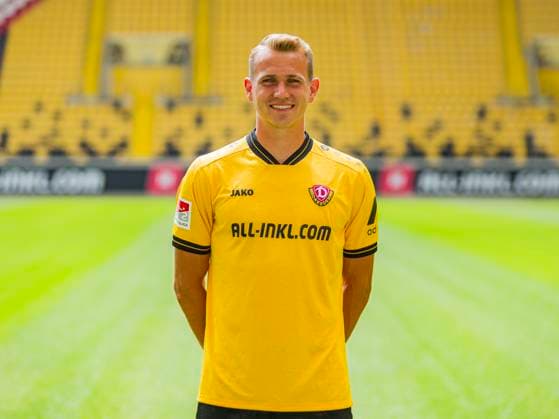 18.07.2025, xomx, Fussball 2.Bundesliga, Dynamo Dresden - Fototermin Saison 2025 26, Lukas Böder ; Dynamo Dresden; 2. BL, Porträttermin 2025 2026 Dresden