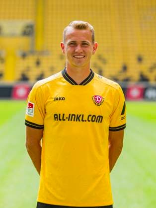 18.07.2025, xomx, Fussball 2.Bundesliga, Dynamo Dresden - Fototermin Saison 2025 26, Lukas Böder ; Dynamo Dresden; 2. BL, Porträttermin 2025 2026 Dresden