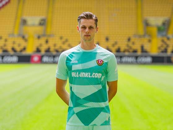 18.07.2025, xomx, Fussball 2.Bundesliga, Dynamo Dresden - Fototermin Saison 2025 26, Daniel Mesenhöler ; Dynamo Dresden; 2. BL, Porträttermin 2025 2026 Dresden