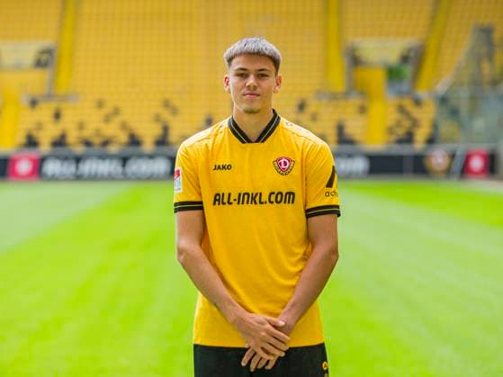 18.07.2025, xomx, Fussball 2.Bundesliga, Dynamo Dresden - Fototermin Saison 2025 26, Jakob Zickler ; Dynamo Dresden; 2. BL, Porträttermin 2025 2026 Dresden