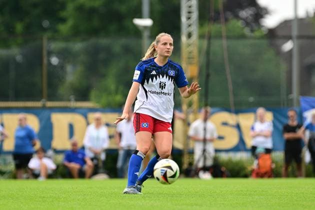 Fußball I Frauen I Saison 2025-2026 I Testspiel I Hamburger SV - Holstein Kiel I 20.07.2025 Nina Räcke (39, Hamburger SV) Hamburg Paul Hauenschild Sportanlage Hamburg Deutschland Copyright: xLobeca FelixxSchlikisx