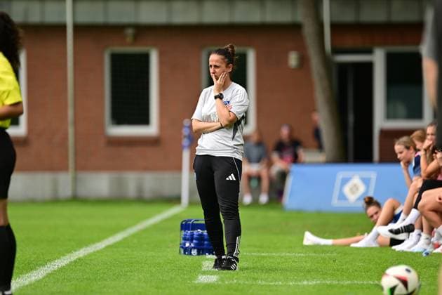 Fußball I Frauen I Saison 2025-2026 I Testspiel I Hamburger SV - Holstein Kiel I 20.07.2025 Liese Brancao (Hamburger SV) Hamburg Paul Hauenschild Sportanlage Hamburg Deutschland Copyright: xLobeca FelixxSchlikisx