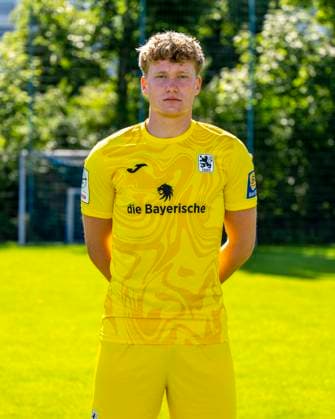 20.07.2025, Fussball 3. Liga 2025 2026, TSV 1860 München, Porträttermin 2025 2026 an der Grünwalderstrasse, München. Torwart Paul Bachmann; TSV 1860 München