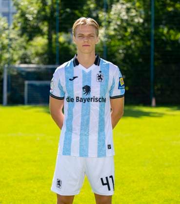 20.07.2025, Fussball 3. Liga 2025 2026, TSV 1860 München, Porträttermin 2025 2026 an der Grünwalderstrasse, München. Clemens Lippmann; TSV 1860 München