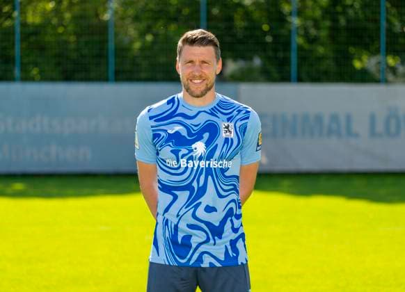 20.07.2025, Fussball 3. Liga 2025 2026, TSV 1860 München, Porträttermin 2025 2026 an der Grünwalderstrasse, München. Torwart Rene Vollath; TSV 1860 München