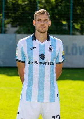 20.07.2025, Fussball 3. Liga 2025 2026, TSV 1860 München, Porträttermin 2025 2026 an der Grünwalderstrasse, München. Max Christiansen; TSV 1860 München