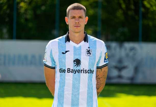 20.07.2025, Fussball 3. Liga 2025 2026, TSV 1860 München, Porträttermin 2025 2026 an der Grünwalderstrasse, München. Max Reinthaler; TSV 1860 München