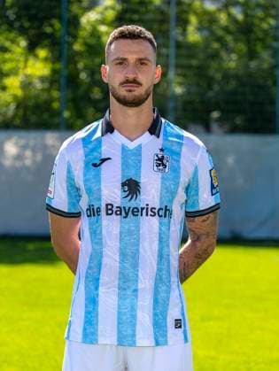 20.07.2025, Fussball 3. Liga 2025 2026, TSV 1860 München, Porträttermin 2025 2026 an der Grünwalderstrasse, München. Maximilian Wolfram; TSV 1860 München