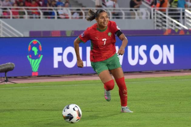 RABAT, MOROCCO - JULY 18: Ghizlane Chebbak of Morocco during the 2025 Women s Africa Cup of Nations (WAFCON) quarter Finals match between Morocco and Mali at Stade Olympique de Rabat on July 18, 2025 in Rabat, Morocco. Photo by Mansa Ayoola Copyright: xx