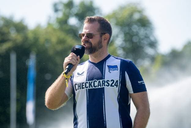Fussball, Hertha BSC, Saison 2025 26, Saisoneröffnung, Präsident Fabian Drescher (Hertha BSC), 20.07. 2025,