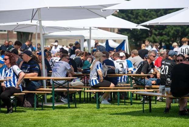 Fussball, Hertha BSC, Saison 2025 26, Saisoneröffnung, Vorstellung der Profis, Fans, 20.07. 2025,