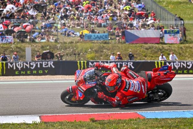 The Grand Prix of the Czech Republic, MotoGP category World Championship, WM, Weltmeisterschaft race, in Brno, Czech Republic, on July 20, 2025. MotoGP category winner Marc Marquez from Spain, Ducati Lenovo Team. (CTKxPhoto VaclavxSalek) CTKPhotoP2025072003593  CTKPhotoP2025072003593