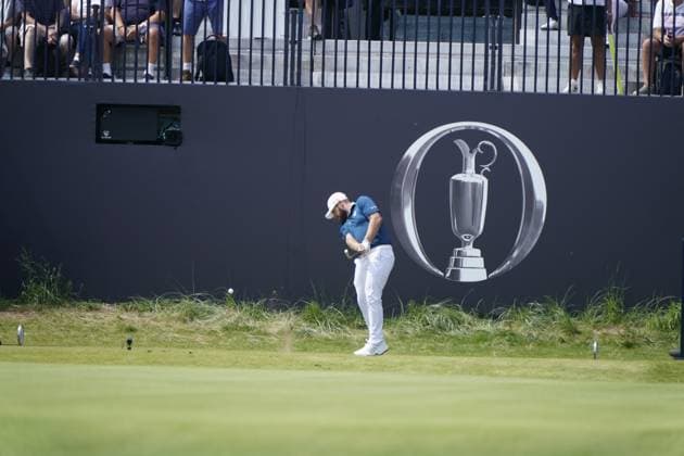 The 153rd Open Championship 2025 Tyrrell Hatton In action on the 1st hole the final 4th day TheÊ153rd Open Championship, Royal Portrush Golf Club (Dunluce Links) in Portrush, County Antrim, Northern Ireland, from Thursday, 17 July to Sunday, 20 July 2025. Copyright: xMarkxNewcombex