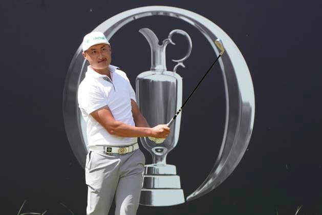 The 153rd Open Championship 2025 Haotong Li In action on the 1st hole the final 4th day The 153rd Open Championship, Royal Portrush Golf Club (Dunluce Links) in Portrush, County Antrim, Northern Ireland, from Thursday, 17 July to Sunday, 20 July 2025. Copyright: xMarkxNewcombex