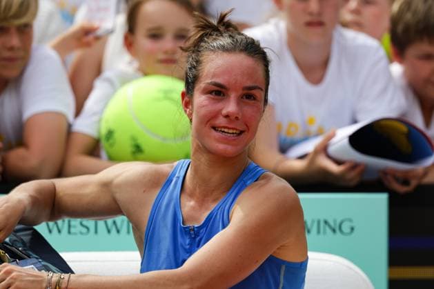 GER, Hamburg, xFSx, ATP250 Frauen-Tennistunier , MSC Hamburg Ladies Open 2025 , Finale ,20.07.2025 v.l. Lois Boisson (FRA) Siegerin in Hamburg Copyright: HMBxMedia FernandoxSoares