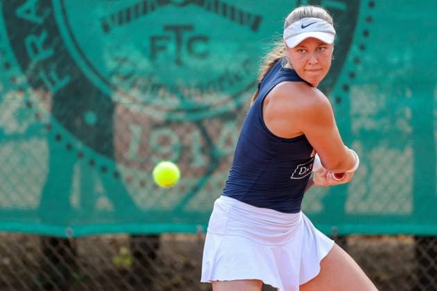 Tennis - Hessenliga Damen - FTC Palmengarten Frankfurt - TECV Kronberg - 20.07.25, Norin, Fanny (SWE Kronberg), -