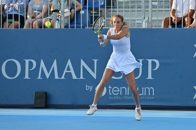 Lucia Bronzetti of Italy during the Finals of Hopman Cup at Bari Fiera del Levante on July 20, 2025 in Bari, Italy  Copyright: xAndreaxRosito IPAxSportx xipa-agency.netx xx IPA_60651906 IPA_Agency_IPA60651906