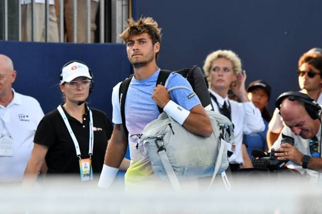 RECORD DATE NOT STATED Flavio Cobolli of Italy during the Finals of Hopman Cup at Bari on July 20, 2025 in Bari,Italy Copyright: xAndreaxRositox DSC_2424