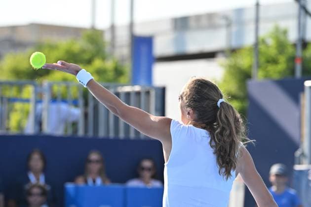 RECORD DATE NOT STATED Lucia Bronzetti of Italy during the Finals of Hopman Cup at Bari on July 20, 2025 in Bari,Italy Copyright: xAndreaxRositox DSC_6337