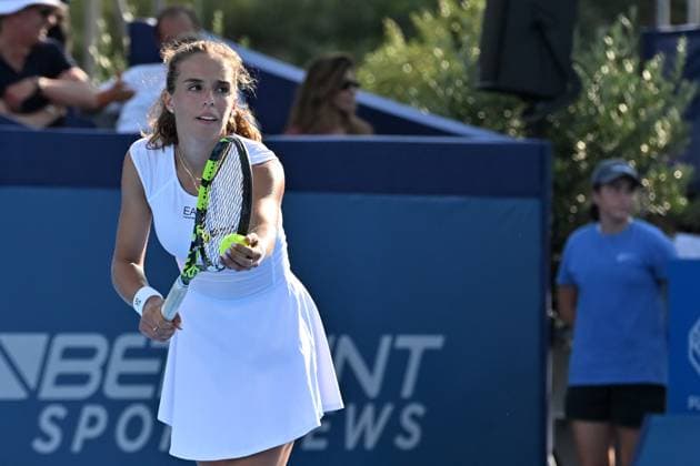 RECORD DATE NOT STATED Lucia Bronzetti durante la Hopman Cup 2025 Domenica 20 Luglio 2025 Bari - Fiera del Levante Copyright: xAndreaxRositox DSC_6524