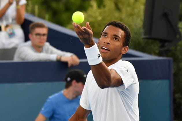 RECORD DATE NOT STATED Felix Auger-Aliassime of Canada during the Finals of Hopman Cup at Bari on July 20, 2025 in Bari,Italy Copyright: xAndreaxRositox DSC_2452