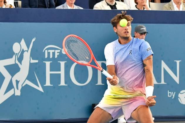 RECORD DATE NOT STATED Flavio Cobolli of Italy during the Finals of Hopman Cup at Bari on July 20, 2025 in Bari,Italy Copyright: xAndreaxRositox DSC_2623